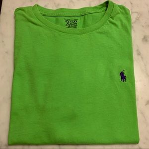 Men's Polo Ralph Lauren Classic Green Crew Neck T-Shirt Size Large